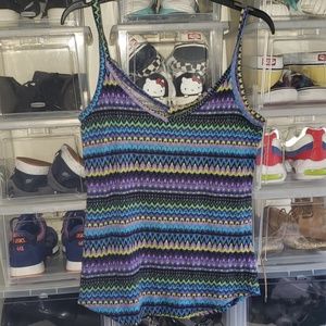 Geometric tank top